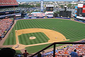 Phillies play the Mets at Shea Stadium (32k image)